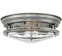 Quintiesse Hadrian lampada da soffitto 2x40 W trasparente-nichel QN-HADRIAN-FS-AN-CLEAR