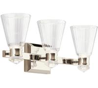 Quintiesse Kayva lampada da parete x18 W nichel QN-KAYVA3-PN