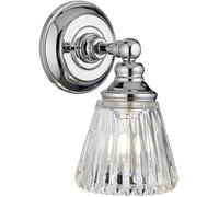 Quintiesse Keynes lampada da parete 1x3 W cromo-trasparente QN-KEYNES1-BATH