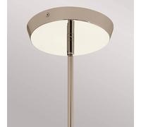 Quintiesse Lampada a sospensione Kayva LED, IP44, a 4 luci, nichel lucido Quintiesse