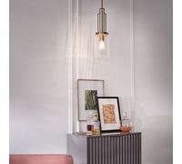 Quintiesse Lampada a sospensione Kimrose, 1 luce, ottone Quintiesse
