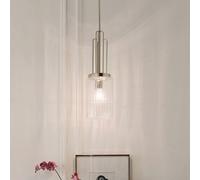 Quintiesse Lampada a sospensione Kimrose, a 1 luce, nichel lucido Quintiesse