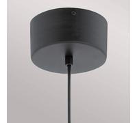 Quintiesse Lampada a sospensione Moonlit LED, nero, alluminio, Ø 20 cm, sfera Quintiesse