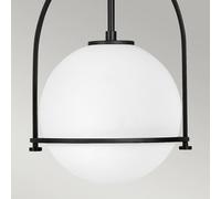 Quintiesse Lampada a sospensione Somerset, 1 luce, nero Quintiesse