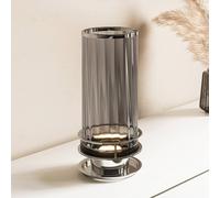 Abatjour Contemporanea Arno In Acciaio Nichel Lucido Vetro 1 Luce Gx53 9W