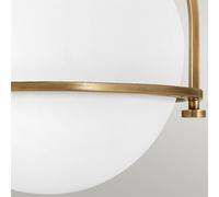 Quintiesse Plafoniera Somerset, ottone, 28 cm, a 1 luce Quintiesse