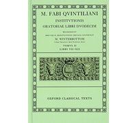 Quintilian Institutionis Oratoriae Vol. II: 2