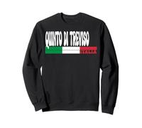 Quinto di Treviso City Italia Travel Lovers Bandiera Italia Felpa