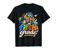 Quinto Grado Cool Dog Back To School Vibes Maglietta