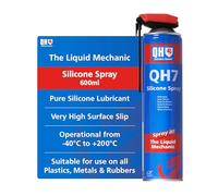 Quinton Hazell QH7 Spray al Silicone 600 ml - Lubrificante Universale, Alta Scorrevolezza, proprietà Idrofobiche