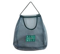 QUINTRA Borsa da appendere per frutta e verdura, utensili da cucina, parete sospesa, tipo poliestere, traspirante, ideale come regalo per fratello (nero, taglia unica)