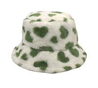 QUINTRA Cappelli di lana Fedora all'ingrosso per le donne cappello di design con tesa e regolabile cappello ragazza, verde, Taglia unica