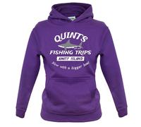 Quints Fishing Trips - Bambini Felpa/Maglione - Film Movie Mascelle Shark Squali