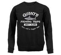Quints Fishing Trips - Bambini Felpa/Maglione - Film Movie Mascelle Shark Squali