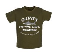 Quints Fishing Trips - Bambino T-Shirt / Body - Film Movie Mascelle Shark Squali