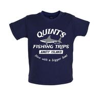 Quints Fishing Trips - Bambino T-Shirt / Body - Film Movie Mascelle Shark Squali