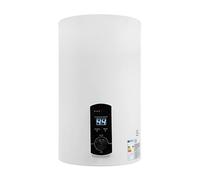 QUIOTUIR Scaldabagno Elettrico, 34 x 57 cm, 2000 W, Serbatoio 30 L, Verticale e da Parete, Doccetta a Mano, Modern Style, Bianco