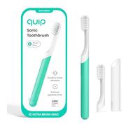 Quip Sonic Spazzolino da denti per adulti con timer (verde, medio)