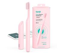 Quip Spazzolino da denti sonico intelligente per adulti, con Bluetooth e app Rewards, testina sostituibile, setole morbide, manico in metallo, durata della batteria di 3 mesi, spazzola da viaggio,