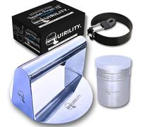 Quirility | Smash Burger Press Professionale in Acciaio Inossidabile 304 | Kit Smash Burger con Pressa per Hamburger + Anello per Uova + Contenitore di Spezie| Pressa Hamburger | Schiaccia Burger