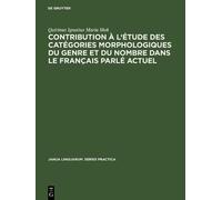 Quirinus Ignati Contribution À l'Étude Des Catégories Morphol (Copertina rigida)