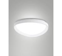 Quirk Plafoniera Led Bianca D.600