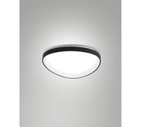 Quirk Plafoniera Led Nera D.420