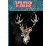Quirky animal mandalas: Mandala coloring book for kids and adults