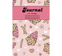 Quirky Love Valentine French Fry Composition Notebook, Ephesians 4:32 Journal for Women, Teens, Young Adults, Kids, Foodies: 120 LIned Cream Colored Pages, 6"x9", Eco-Friendly