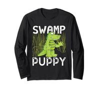 Quirky Swamp-Themed Alligator Everglades Swamp Cuccioli Maglia a Manica