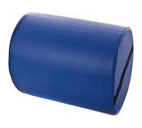 QUIRUMED Cuscino a rullo QUIRUMED, 30 x 20 cm, colore blu, similpelle, imbottitura in schiuma, per yoga, fitness, massaggio