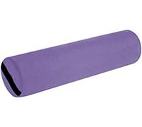 QUIRUMED Cuscino a rullo QUIRUMED, 55 x 15 cm, viola, similpelle, imbottitura in gommapiuma, per yoga, fitness, massaggio