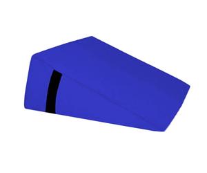 QUIRUMED Cuscino Triangolare Misure 28 x 30 x 13 cm Colore Blu Ergonomico