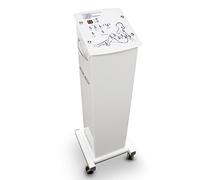 QUIRUMED Macchina per pressoterapia professionale completa per gambe, addome, braccia e fianchi, digitale, 2 uscite, 3 modalità di compressione, 750W, Regolazione del tempo