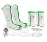 Quirumed - Sistema di Presoterapia per Uso Domestico | Massaggio a Compressione Aria | Riduzione Gonfiore e Affaticamento | Facile da Usare, Grigio