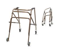 Quirumed Walker leggero in alluminio con 4 ruote