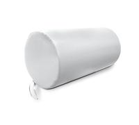 QUIRUMED WELLCORE - Cuscino massaggiante cilindro | 60 x 30 cm | Design per massaggi e fisioterapia | Maniglia e cerniera | Imbottitura in schiuma, bianco, 60 x 30 cm