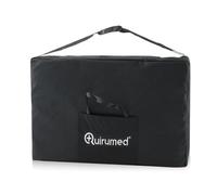 QUIRUMED Zaino da trasporto per lettino da massaggio pieghevole, 18 x 98 x 72 cm, Nylon, Colore nero, Manico regolabile, Tasca frontale