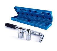 QUISTALA Chiavi Telescopiche per Dadi Ruota Con 17 mm a 23 mm Allungabili Per Car Van Truck Pezzi Di Pneumatici Ripartizione Strumenti Di Emergenza Per Cambio Gomme,Guasto Alla Macchina, Garage, Ecc