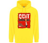 Quit Fumare Prima Your Life Quits su di Voi Bambini Felpa con Cappuccio