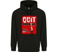 Quit Fumare Prima Your Life Quits su di Voi Bambini Felpa con Cappuccio