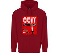 Quit Fumare Prima Your Life Quits su di Voi Bambini Felpa con Cappuccio