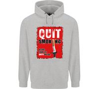 Quit Fumare Prima Your Life Quits su di Voi Bambini Felpa con Cappuccio