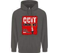 Quit Fumare Prima Your Life Quits su di Voi Bambini Felpa con Cappuccio