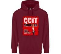 Quit Fumare Prima Your Life Quits su di Voi Bambini Felpa con Cappuccio