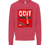 Quit Fumare Prima Your Life Quits su di Voi Uomo Felpa Maglione