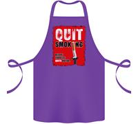 Quit Smoking Prima Di Your Life Quits Su You Cotone Grembiule 100% Biologico