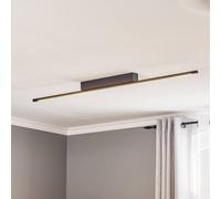 Quitani Plafoniera a LED Tolu, nera, 118 cm Quitani