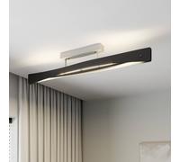 Quitani Plafoniera Lian, nero/alluminio Quitani