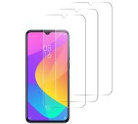 QUITECO Vetro Temperato per Xiaomi Mi 9 Lite [3 Pezzi] Vetrino Protettivo Pellicola Protezione Schermo